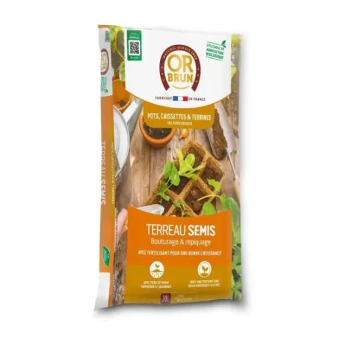 Terreau Semis 20L (Or Brun)