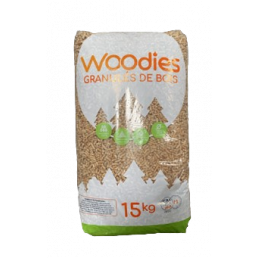 Granulés de bois Woodies 15kg